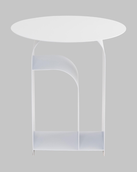 Журнальный столик Arwel металл белый Журнальный столик Arwel металл белый