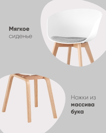 Кресло Libra Soft белое фото в интернет-магазине Stoolmarket