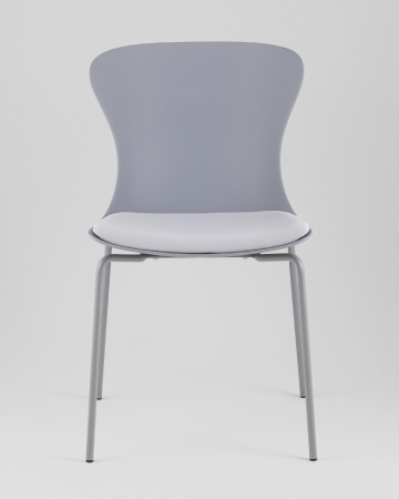 Стул Shaya с подушкой пластик серый