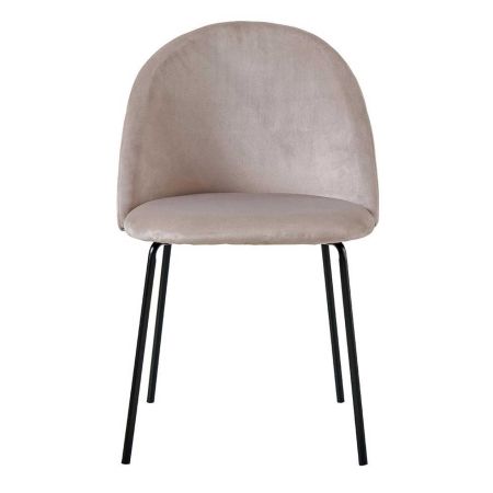 Стул C-962 бежевый G062-14, матовый черный