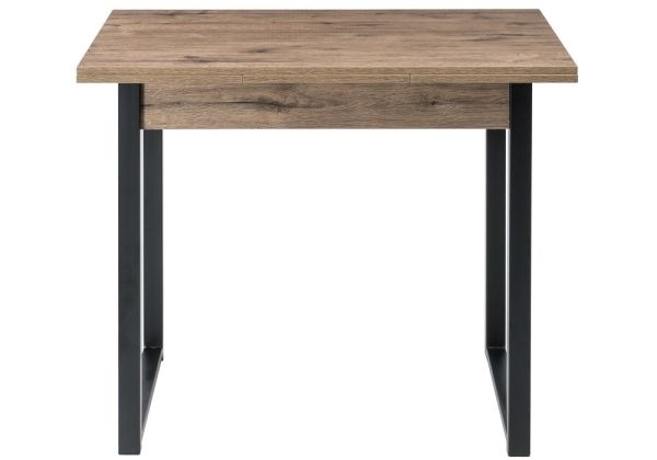 Стол деревянный Форли дуб велингтон, черный матовый