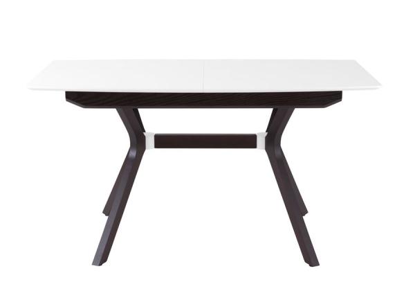Стол Пекин 1400*820+400 белый, венге Стол Пекин 1400*820+400 белый, венге