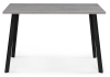 Стол деревянный Тринити Лофт 120х80х75 25 мм бетон, черный матовый