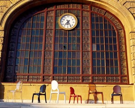 Стул прозрачный Elizabeth янтарный