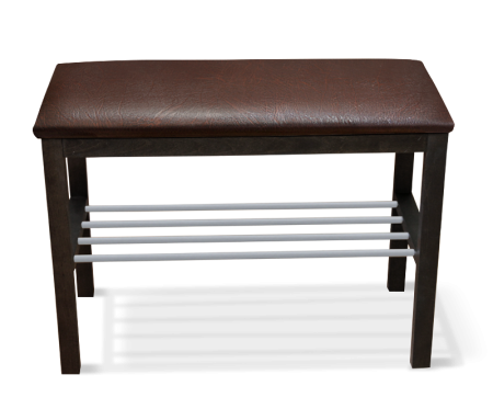 Банкетка Альберо SHT-B2 венге, коричневый, алюмимний металл