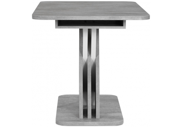 Стол Аврора цемент светлый, белый Стол Аврора цемент светлый, белый