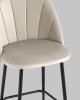 Стул полубарный Логан SN велюр бежевый