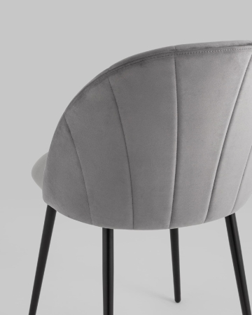 Стул Логан NEW велюр серый
