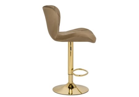 Барный стул Porch бежевый, золотой