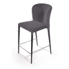 Полубарный стул Albert, бархат антрацит Полубарный стул Albert, бархат антрацит