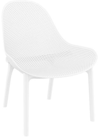 Лаунж-кресло пластиковое Sky Lounge белое