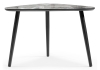 Стеклянный стол Рамси мрамор серый