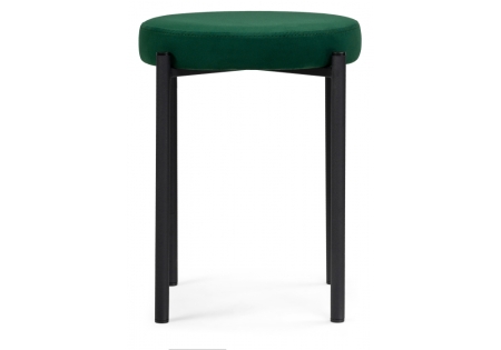 Табурет Кудо велюр velutto 33, черный Табурет Кудо велюр velutto 33, черный