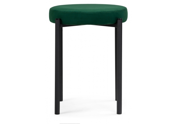 Табурет Кудо велюр velutto 33, черный