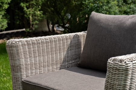 "Капучино" кресло из искусственного ротанга, бежевый