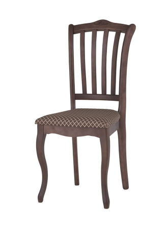 Стул Ланна С7а тон 317 темно-коричневый, ткань Вивальди ромб 05