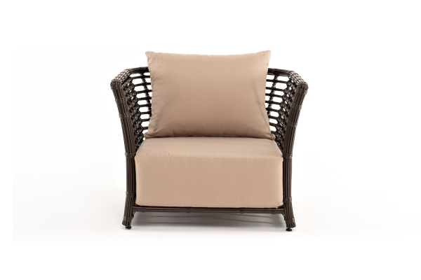 "Валенсия" кресло из искусственного ротанга, цвет бронзовый