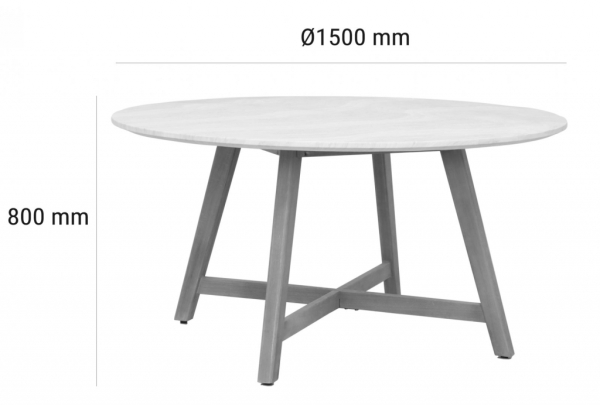 Стол деревянный обеденный Tagliamento Mali Ø150 Стол деревянный обеденный Tagliamento Mali Ø150