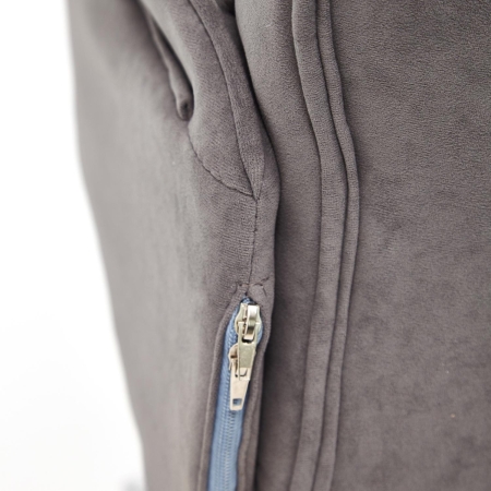 Кресло YORK флок, серый