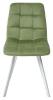 Стул CHILLI SQUARE G108-27 террариумный мох велюр, белый каркас