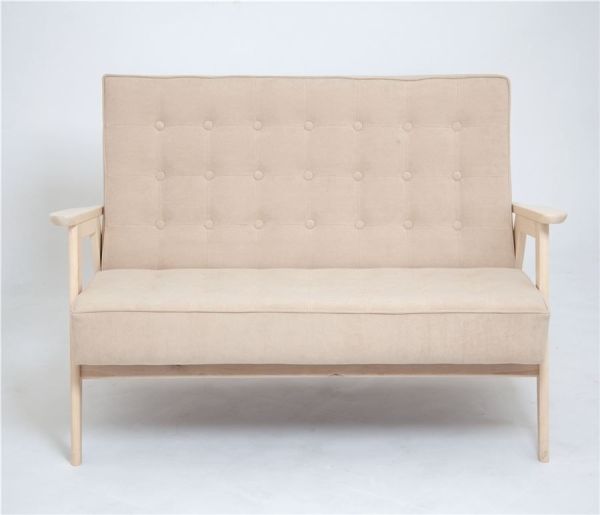 Диван двухместный РЕТРО беленый дуб, RS3 - бежевый Диван двухместный РЕТРО беленый дуб, RS3 - бежевый