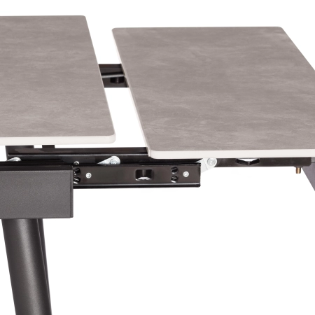 Стол обеденный Lord Grey/Лорд Грей светло-серый и черный