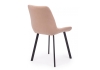 Стул на металлокаркасе Челси 360 П бежевый (zd 210), черный np