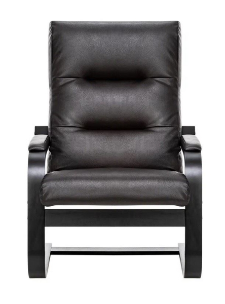 Кресло Оскар венге, экокожа Dundi 108