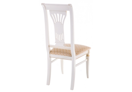 Стул деревянный Roy W/З молочный с патиной Стул деревянный Roy W/З молочный с патиной