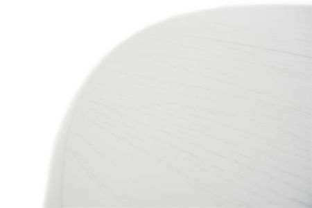 Стол "Фабрицио-1" раздвижной D 1000 тон 9 эмаль белая