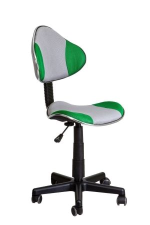 Кресло поворотное Miami, зеленый + серый, сетка