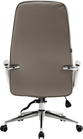 Кресло руководителя Vesta экокожа бежевый