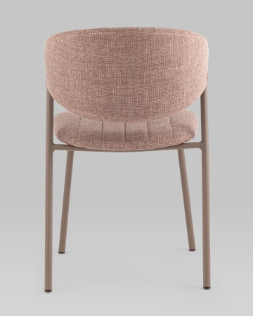 Стул Харпер ткань рогожка капучино каркас бежево-серый матовый