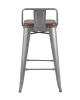 Стул полубарный TOLIX SOFT серебристый
