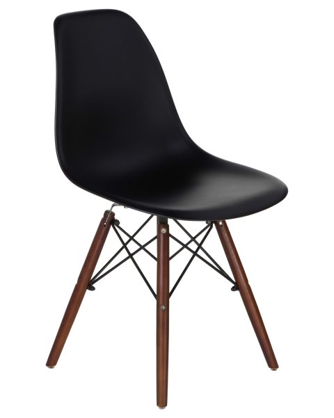 Стул обеденный LMZL-PP623 ножки темный бук сиденья черный
