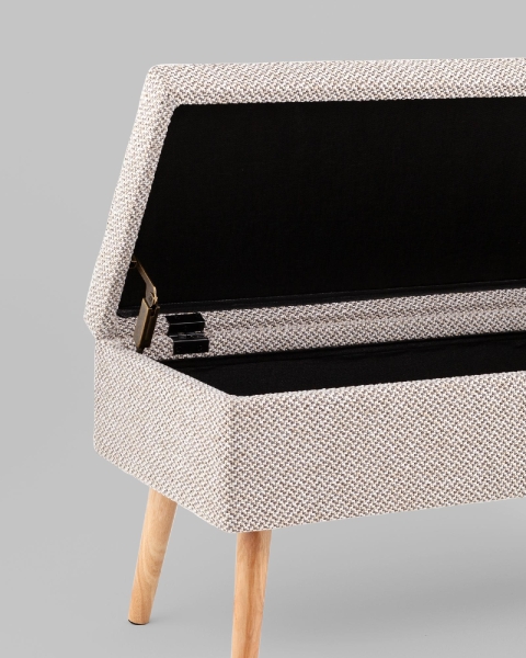 Банкетка Сторми с ящиком серый Банкетка Сторми с ящиком серый