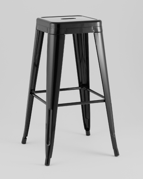 Стул барный TOLIX черный глянцевый KD