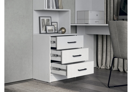 Компьютерный стол Эльброни правый белый