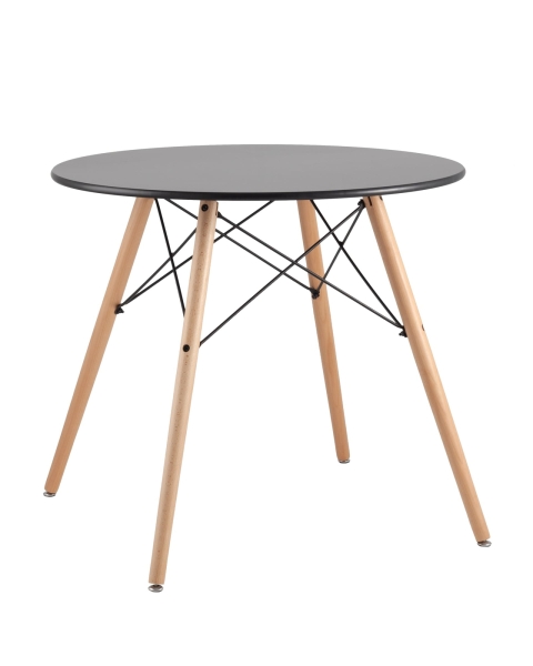 Стол круглый EAMES DSW NEW D=80 черный Стол круглый EAMES DSW NEW D=80 черный