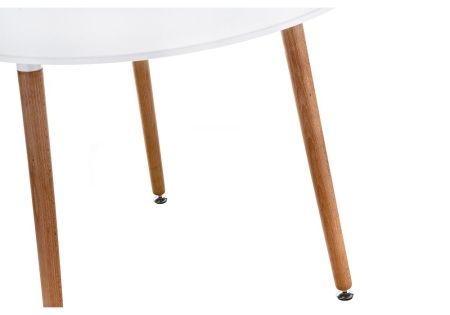 Стол деревянный Lorini 90 белый, светлое дерево