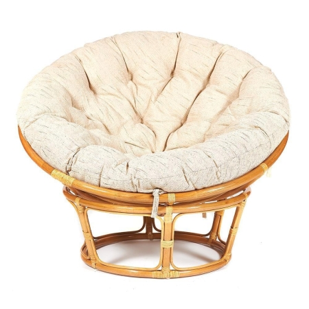 Кресло "PAPASAN" 23/01 W, с подушкой, мед, ткань старт