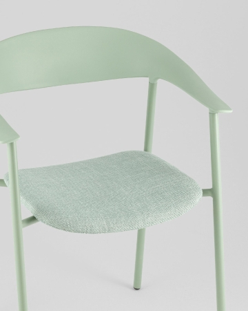Стул Eila с подушкой пластик зеленый