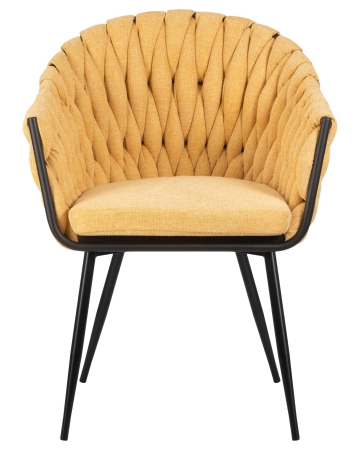 Набор 2 шт Стул обеденный MATILDA, желтая ткань (LAR 275-8)