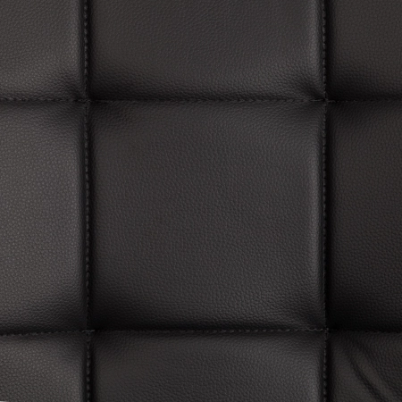 Стул обеденный Bari черный, экокожа и металл, мягкое сиденье, без подлокотников