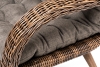 "Толедо" кресло плетеное с подушками, коричневый