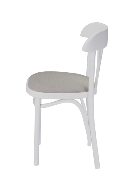 Стул Астра белый, букле серый MOSS 960