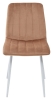 Стул DUBLIN G108-72 тоффи велюр, белый каркас