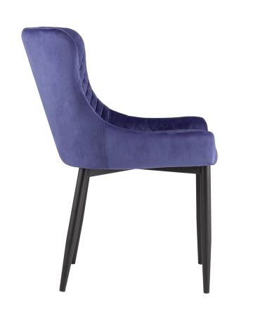 Стул Ститч велюр синий Стул Ститч велюр синий