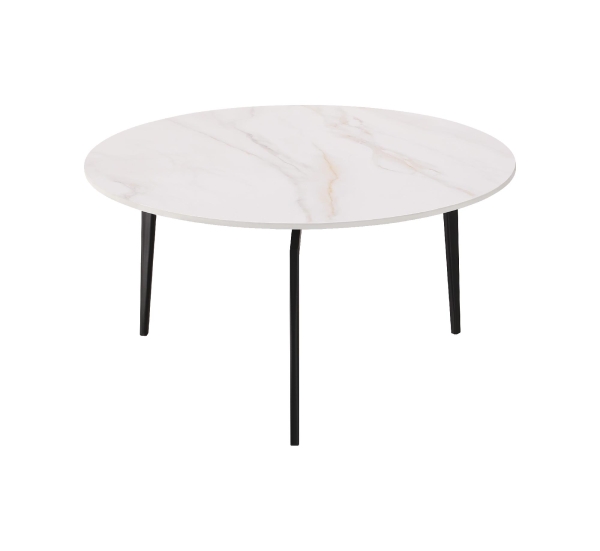 Журнальный столик Aliara светлая керамика