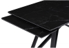 Керамический стол Вилсон 140(200)х80 черный мрамор, черный